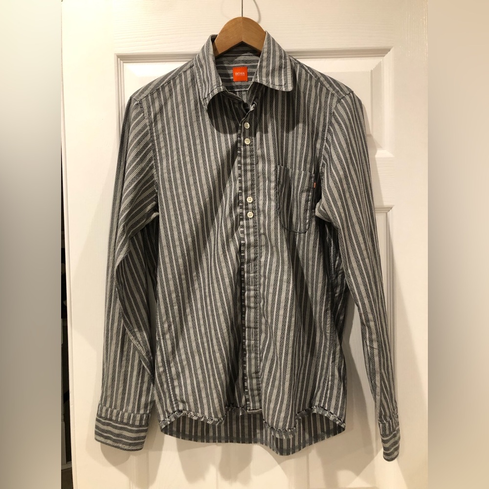 Hugo Boss grey shirt